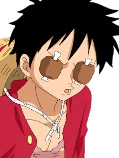 🍖 emoji MONKEY D. LUFFY's Pack 1 Telegram sticker 12 of 120
