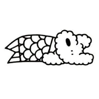🥺 emoji Dog cartoon white @aestheticstikerpack Telegram sticker 12 of 23