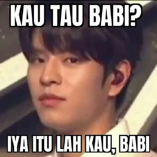 😏 emoji Kim Seungmin Telegram sticker 9 of 26
