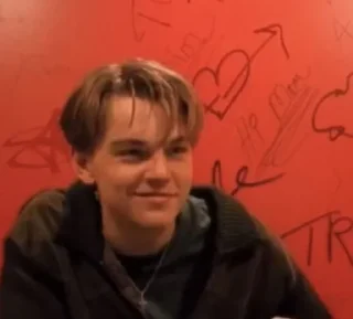 🖤 emoji Leonardo Dicaprio Telegram sticker 6 of 41