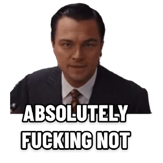 😌 emoji leonardo dicaprio Telegram sticker 12 of 36