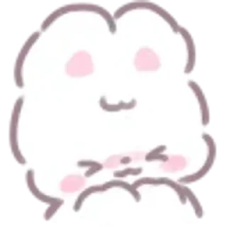 😆 emoji Cloudy Kitty 💗 [@CuteStickerStore] Telegram sticker 15 of 27