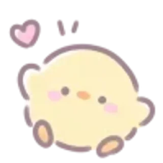 🐤 emoji Cloudy Kitty 💗 [@CuteStickerStore] Telegram sticker 18 of 27
