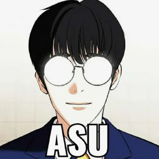 Sticker from meme lookism