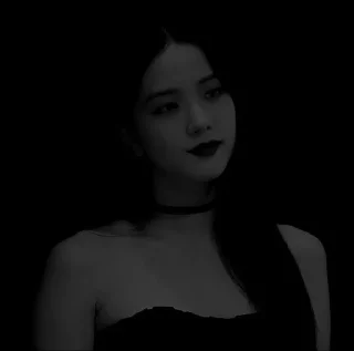 Sticker from jisoo dark by @O97SKLNE