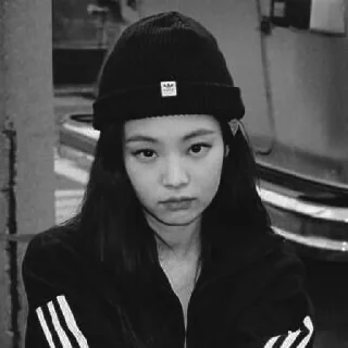🖤 emoji Jennie dark Telegram sticker 11 of 25
