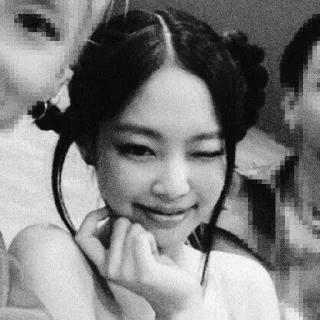 🖤 emoji Jennie dark Telegram sticker 22 of 25