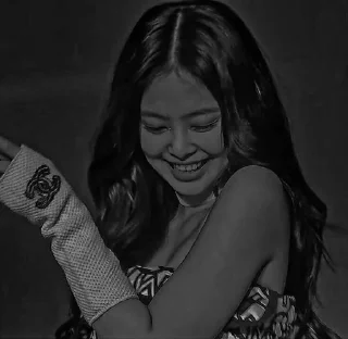🖤 emoji Jennie dark Telegram sticker 6 of 25