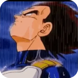 👍 emoji Vegeta's memories in AGC. Telegram sticker 5 of 120