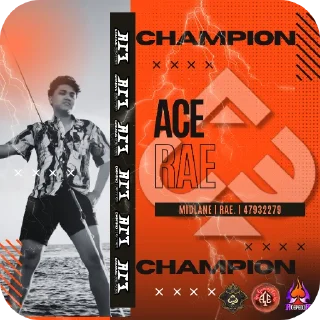 Sticker from AGC CHAMPS 2024