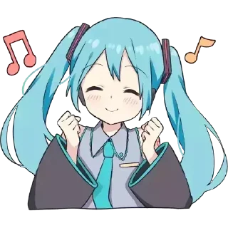 Sticker from Cutie miku🦢🎻