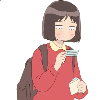 Sticker from Skip To Loafer. || @Anime_Sticker_noob