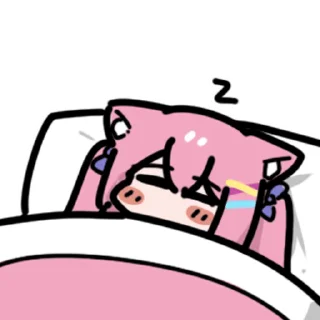 😴 emoji EL猫猫 @zhaxia_cn Telegram sticker 12 of 16