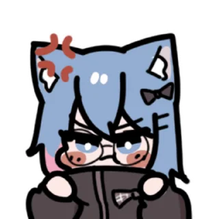 😤 emoji EL猫猫 @zhaxia_cn Telegram sticker 16 of 16