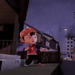 Sticker from @lilbebekuromi : Boboiboy %