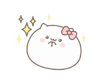 ⭐ emoji tiny lovely cat @stickieri Telegram sticker 23 of 24