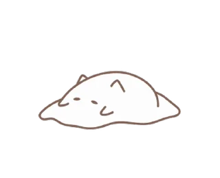 ⭐ emoji tiny lovely cat @stickieri Telegram sticker 14 of 24