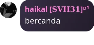 Sticker from haikal