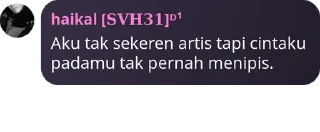 Sticker from haikal