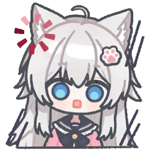 Sticker from 桃源猫猫 @zhaxia_cn