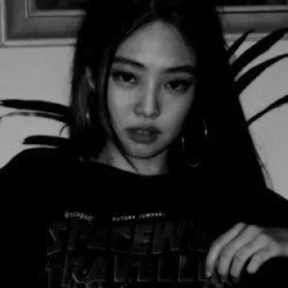 💗 emoji Jennie dark Telegram sticker 15 of 24