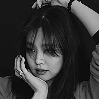 🖤 emoji Jennie dark Telegram sticker 20 of 25