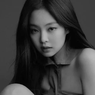 🖤 emoji Jennie dark Telegram sticker 8 of 25