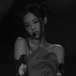 🖤 emoji Jennie dark Telegram sticker 7 of 25