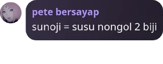 Sticker from kesayangan kenma