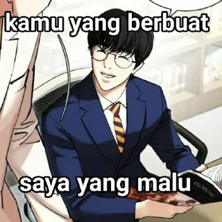 Sticker from lookism
