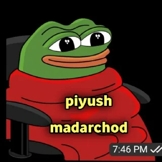 Sticker from Piyush mc