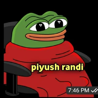 Sticker from Piyush mc