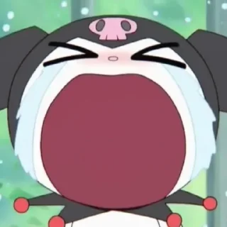 💚 emoji Kuromi Telegram sticker 19 of 30