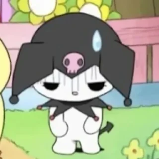 💚 emoji Kuromi Telegram sticker 5 of 30