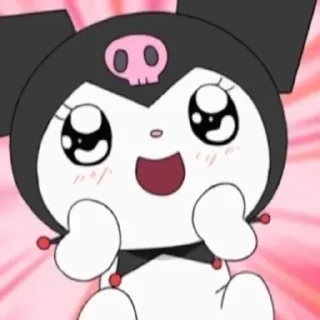 💚 emoji Kuromi Telegram sticker 12 of 30