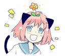 🌺 emoji ねこみみっこネココ3 Telegram sticker 14 of 40
