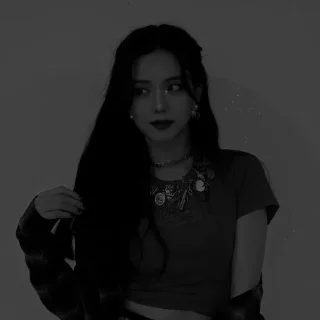 Sticker from jisoo dark by @O97SKLNE