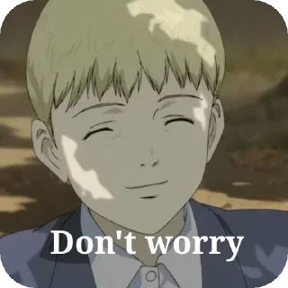 ☠ emoji Johan Liebert Telegram sticker 16 of 16