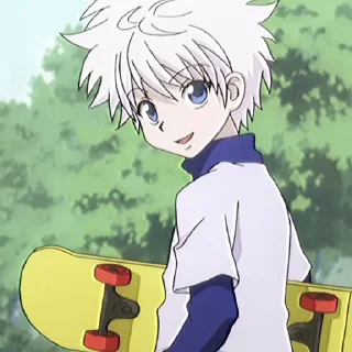 🛹 emoji Killua Telegram sticker 20 of 65