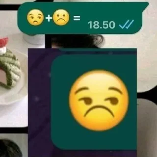 😒 emoji sticker by : @siGemaz Telegram sticker 17 of 53