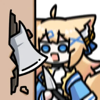 😨 emoji 岚风白木 @zhaxia_cn Telegram sticker 5 of 16