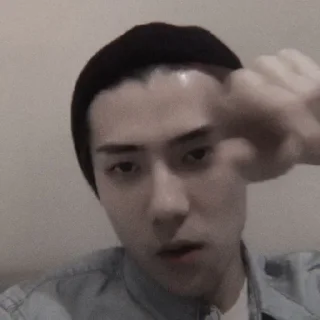 🦅 emoji °· ꒰ sehun ꒱ ·° by @MILKYWCYS Telegram sticker 14 of 25