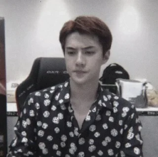 🦅 emoji °· ꒰ sehun ꒱ ·° by @MILKYWCYS Telegram sticker 9 of 25