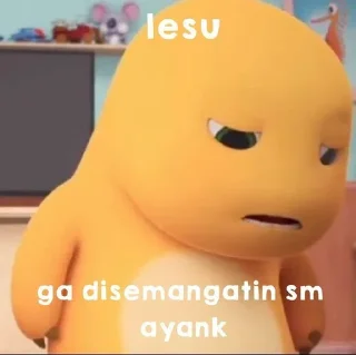 🫥 emoji Si kuning punya @keiical Telegram sticker 24 of 32