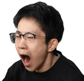 🥱 emoji 何世杰 Telegram sticker 8 of 83