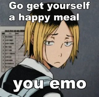 😁 emoji Anime memes Telegram sticker 13 of 100