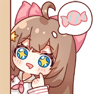 Sticker from 嘉然今天吃什么 - (Pack by @EdwardLiao )