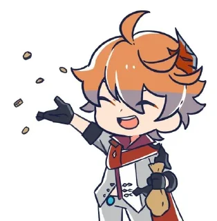 💧 emoji ⊱┊Childe / Tartaglia @JAEGERSQ Telegram sticker 24 of 50