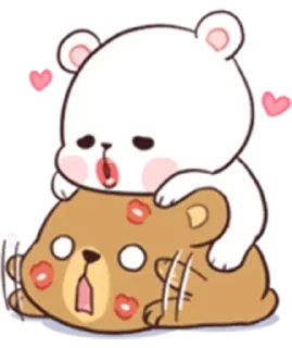 😘 emoji @Opstickerpacks 💖Milk & mocha 🌟🌸 Telegram sticker 2 of 35