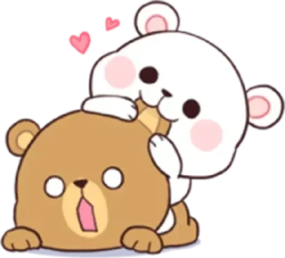 😋 emoji @Opstickerpacks 💖Milk & mocha 🌟🌸 Telegram sticker 20 of 35